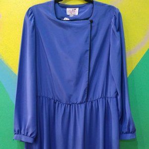 VNTG Caron of Chicago 80's midi dress Made in USA